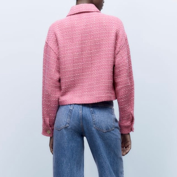 COPY - Metalic knit pink jacket - Picture 8 of 11